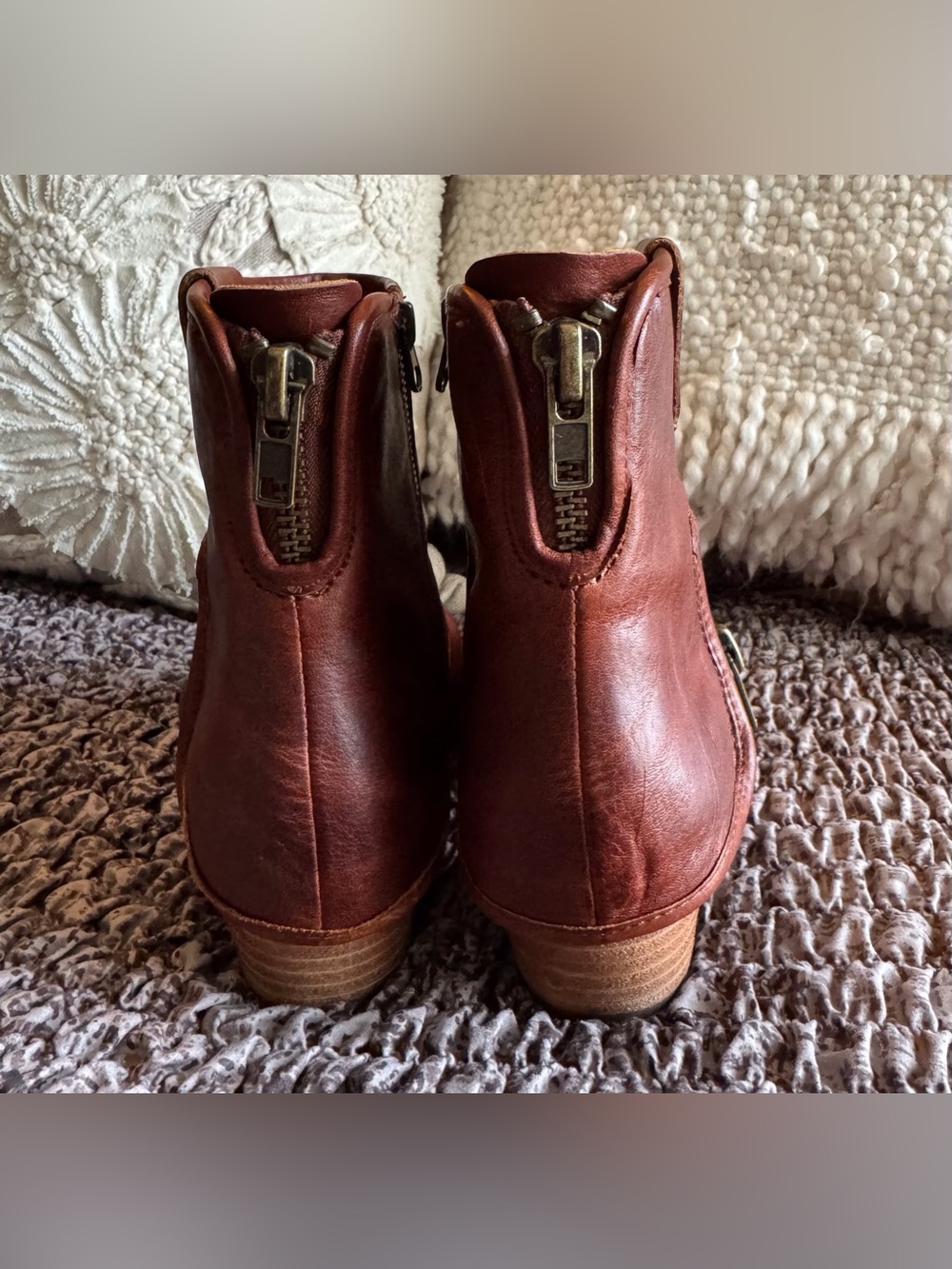 Gorgeous Kork-Ease Kalista Leather Zip Boots Tan Rum (Brown) Women’s 8M - Picture 4 of 7